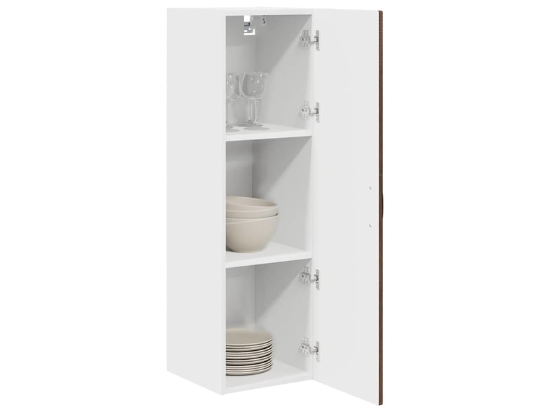  Meuble mural de cuisine, armoire de cuisine chêne brun 30x31x100cm shl4018  - Conforama C