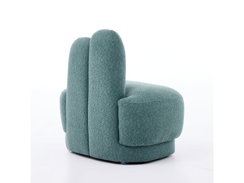  Pouf bunny-ear en tissu rembourré avec oreilles décoratives, fixe, sans rangement  - Conforama E