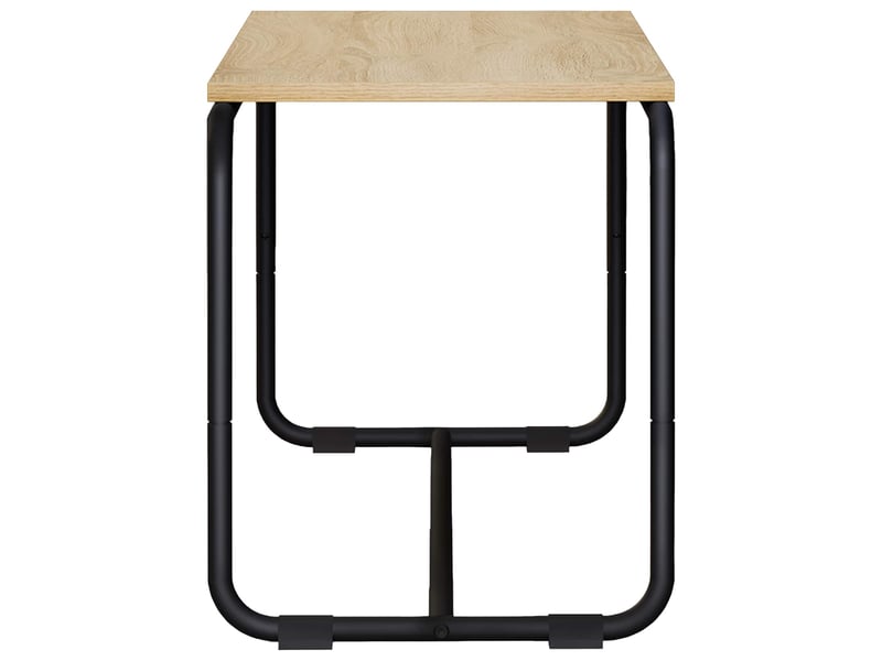  Meuble tv moderne, banc tv 98x35,5x42 cm chêne sonoma bois d'ingénierie  - Conforama D