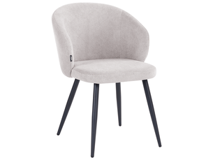 Lot de 2 chaises de salle à manger moundville tissu blanc cassé