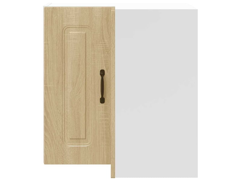  Meuble de rangement, armoire murale d'angle de cuisine kalmar chêne sonoma  - Conforama D
