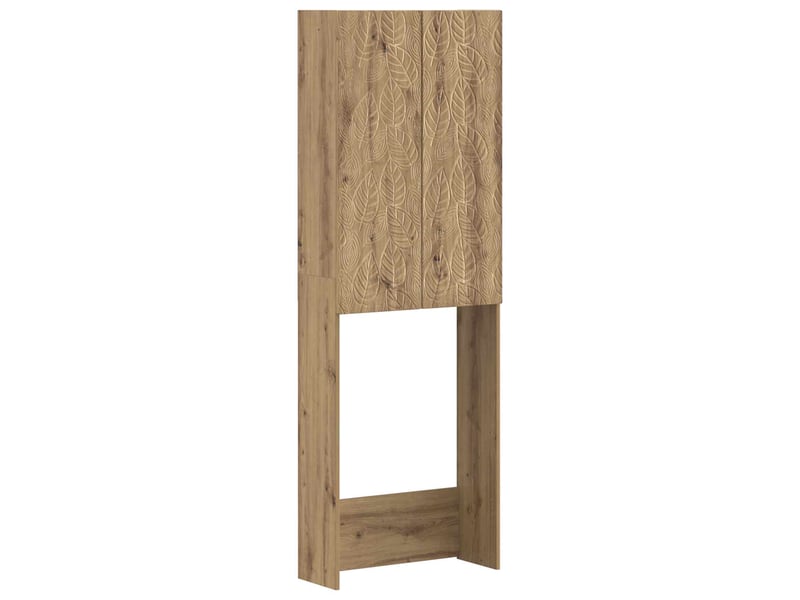  Armoire de toilette, meuble de toilette delft chêne artisanal 66x25.5x190 cm  - Conforama A