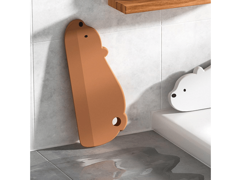  Grattoir de comptoir en silicone, grattoir flexible pour cuvette, grattoir à pour le nettoyage des vitres de salle de bain, pour cuisine  - Conforama D