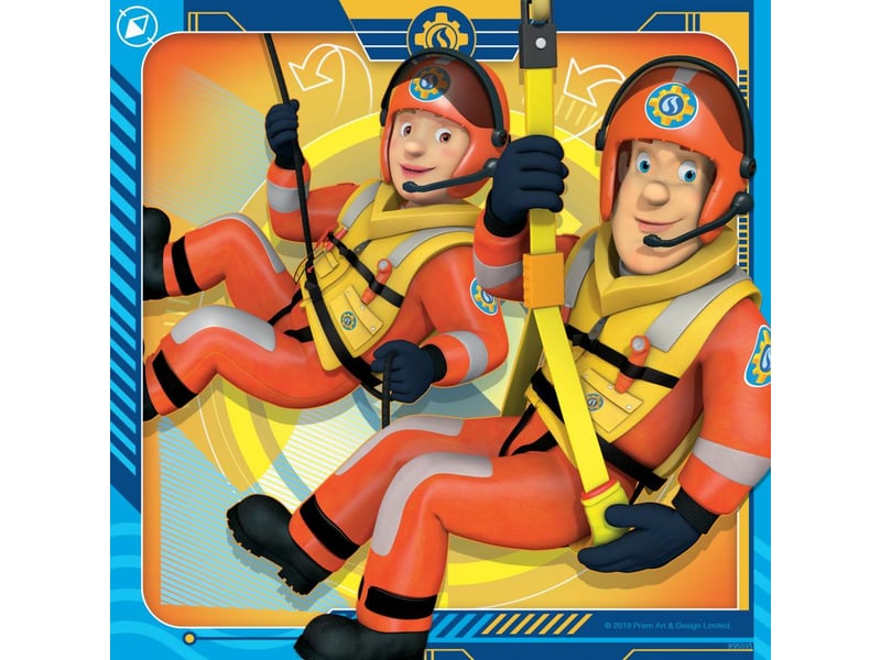  Puzzles 3x49 pieces notre héros sam le pompier 05077 - Conforama D