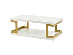 Table basse coloris blanc <strong></strong> <strong></strong>