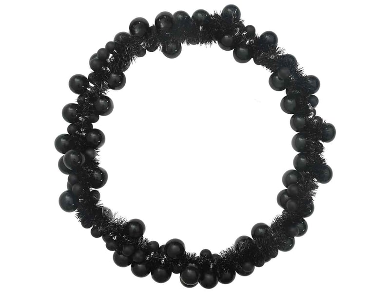  Guirlande de boules de noël led noir 186 cm polystyrène  - Conforama E