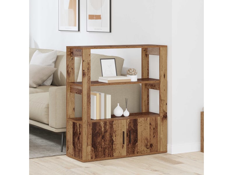  Buffet - bahut - meuble de rangement bois ancien 30 x 80 x 90 cm bois d'ingénierie  - Conforama B