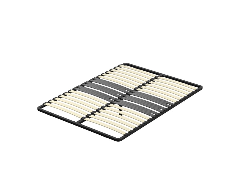  Cadre lattes 140x190 cm, 2x15 lattes peuplier naturel  - Conforama E