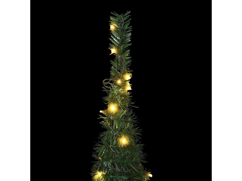  Sapin de noël - arbre de noël artificiel pré-éclairé avec guirlandes vert 210cm  - Conforama D