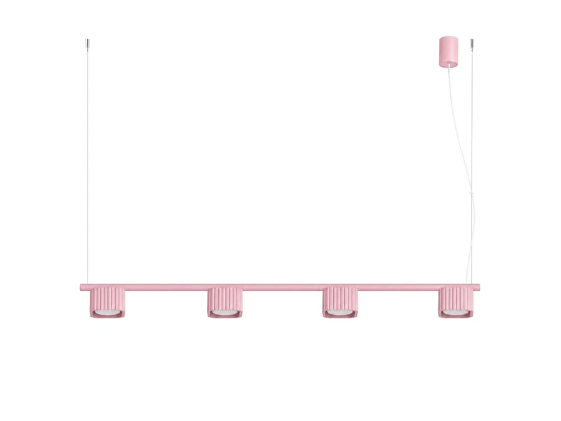  Lustre riff 4 rose gx53 aluminium moderne 208x122x10cm SL.3104 - Conforama A