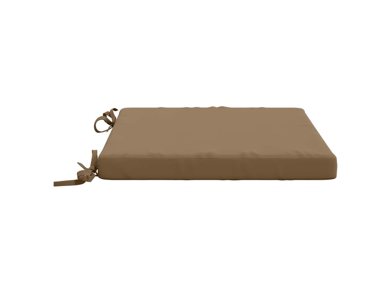  Lot de 4 coussins de siège, coussins d'assise soest 100 % polyester taupe cf60554  - Conforama D