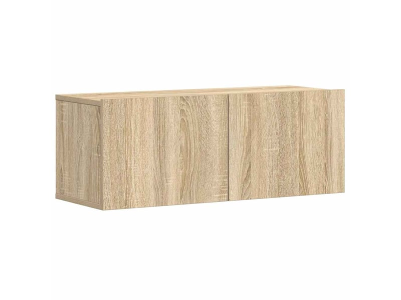  Ensemble de meubles tv 3 pcs chêne sonoma bois d'ingénierie shl62188  - Conforama D