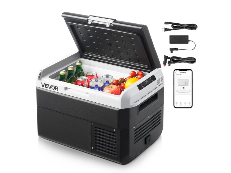 Vevor glacière électrique réfrigérateur portable voiture et maison 25 l camping - Conforama A