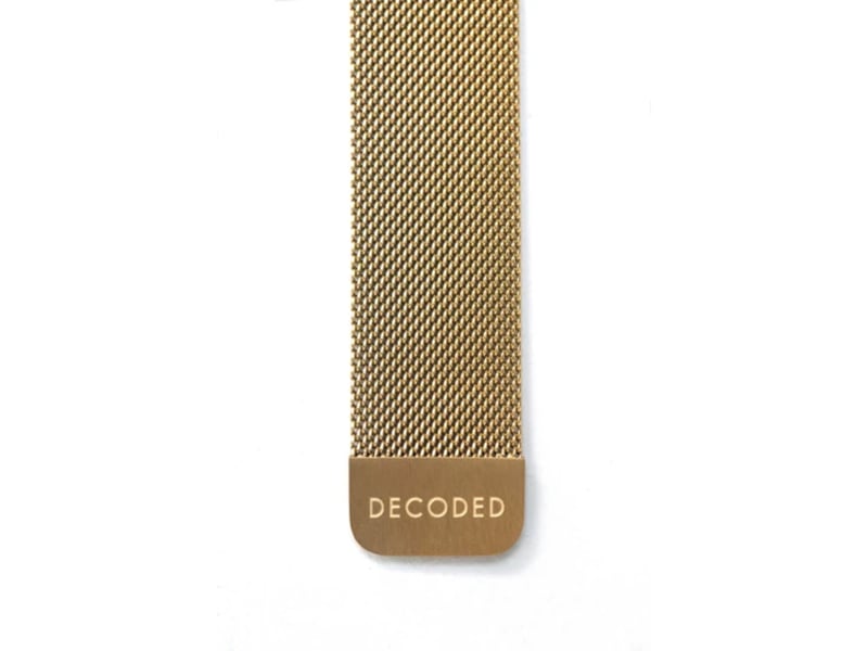  Bracelet pour apple watch 38 ,  40 ,  41 ,  42 mm modèle milan traction v2 decoded dorée D26AWS41MTS2GD - Conforama D