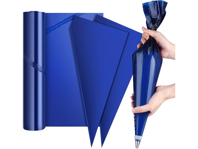  Lot de 30 poches à douille jetables de 53,3 cm extra larges épaississent les poches à douille pour biscuits, cupcakes, desserts, gâteaux, décoration  - Conforama A