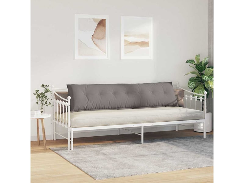 Coussin de dos, coussin de dossier taupe 200 x 19 x 50 cm tissu cf55026 - Conforama D