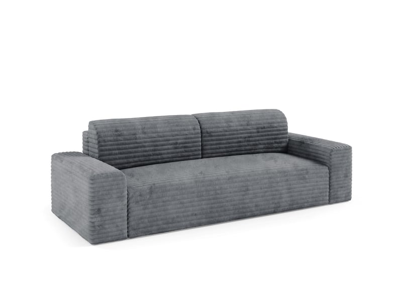 Canapé coco avec fonction de couchage couleur : tilia gris - Conforama C