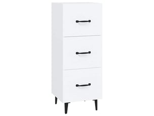 Buffet - bahut - meuble de rangement blanc 34,5x34x90 cm bois d'ingénierie
