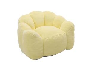 Fauteuil fixe <strong>MODENVIE</strong> <strong></strong> Velours jaune vendu A l'unité