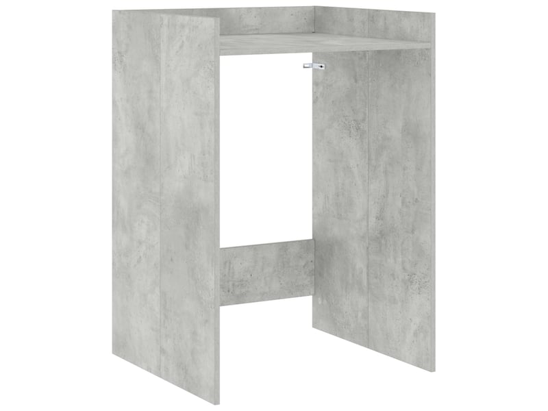  Armoire pour machine à laver gris béton 67,5x62x97 cm  - Conforama A