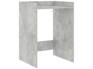 Armoire pour machine à laver gris béton 67,5x62x97 cm