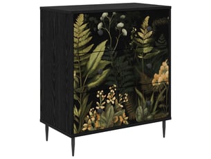 Commode 1 tiroir(s)    <strong></strong> <strong></strong> coloris noir largeur 66 cm