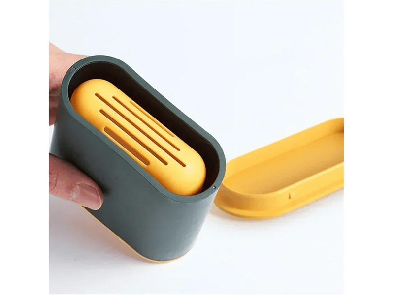  Brosse wc anti-fuite avec base en silicone, tête plate, poils souples et flexibles, avec support à séchage rapide (vert)  - Conforama E
