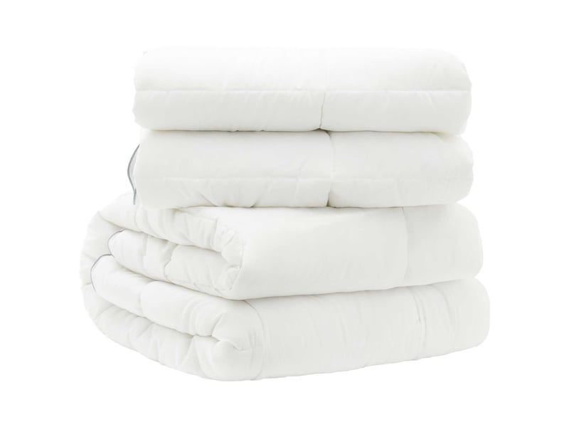  Couette - duvet trier 155x220cm 4 saisons 140+220gsm blanc  - Conforama C