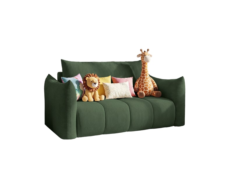  Canapé américain flo, avec fonction couchage, pour enfants, poso, vert (14)  - Conforama A