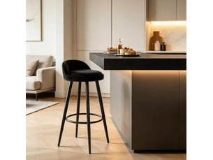 Banc 1 place(s) coloris noir <strong>ELVMI</strong> <strong></strong> - 36.5 cm