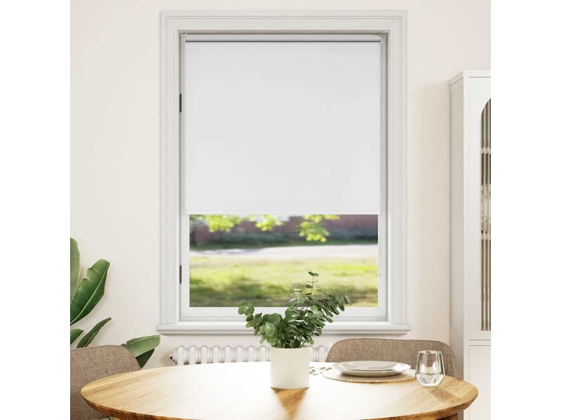 Store enrouleur occultant, store à rouleau 104,4 x 175 cm, largeur du tissu 100 cm, blanc cf45396 - Conforama B