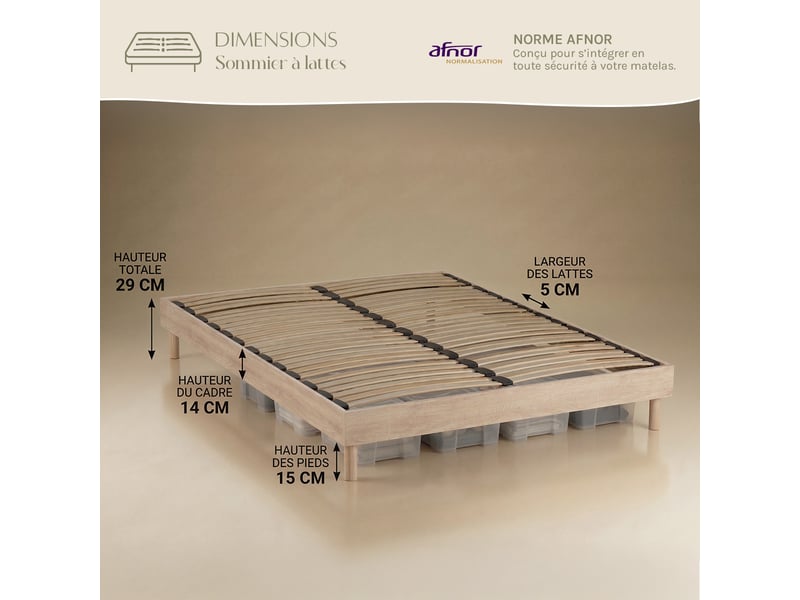  Prêt-à-dormir émeraude avec sommier séléna et accessoires - 160x200 cm 4AU.EM.K512.K.1620 - Conforama E