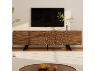 Meuble tv coloris marron  <strong></strong>  <strong></strong>