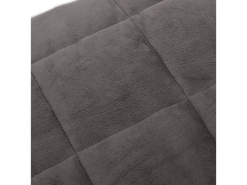  Couverture lestée adulte gris 220x240 cm 15 kg tissu shl88042  - Conforama D