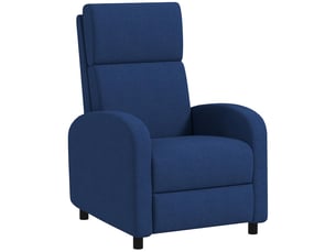 Fauteuil relax manuel PANGIVO Polyester bleu