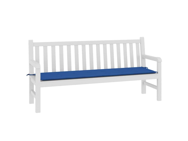  Coussin de banc de jardin, coussin d'assise bleu royal 180x50x3 cm tissu oxford cf52699  - Conforama C