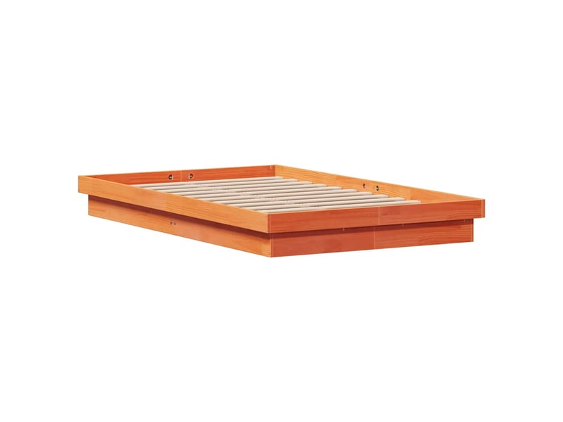  Lit double- lit adulte -  cadre de lit à led sans matelas 120x190 cm bois massif  - Conforama D
