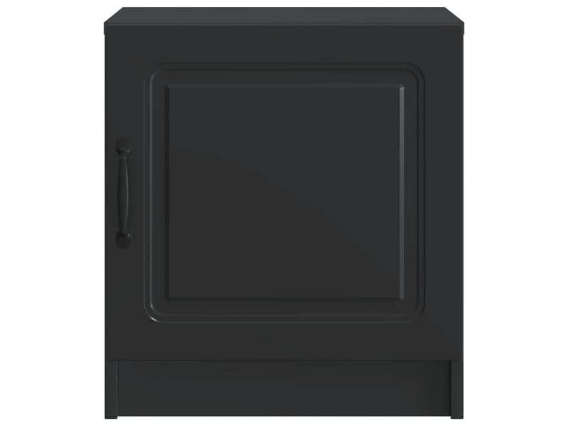  Table de chevet - cabinet de chevet - table de nuit noir 43 x 34,5 x 47 cm bois d'ingénierie  - Conforama D