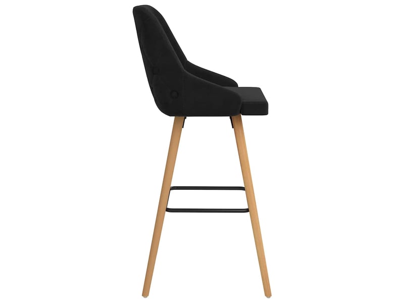  Lot de 2 tabouret de bar, chaise de bar noir velours shl34311  - Conforama D
