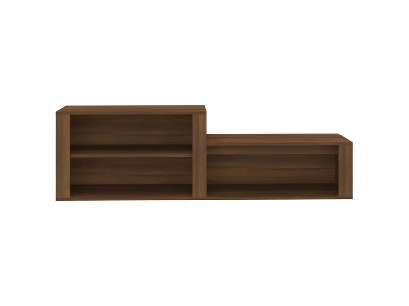  Meuble à chaussure | armoire à chaussures chêne marron 150x35x45cm bois d'ingénierie  - Conforama E
