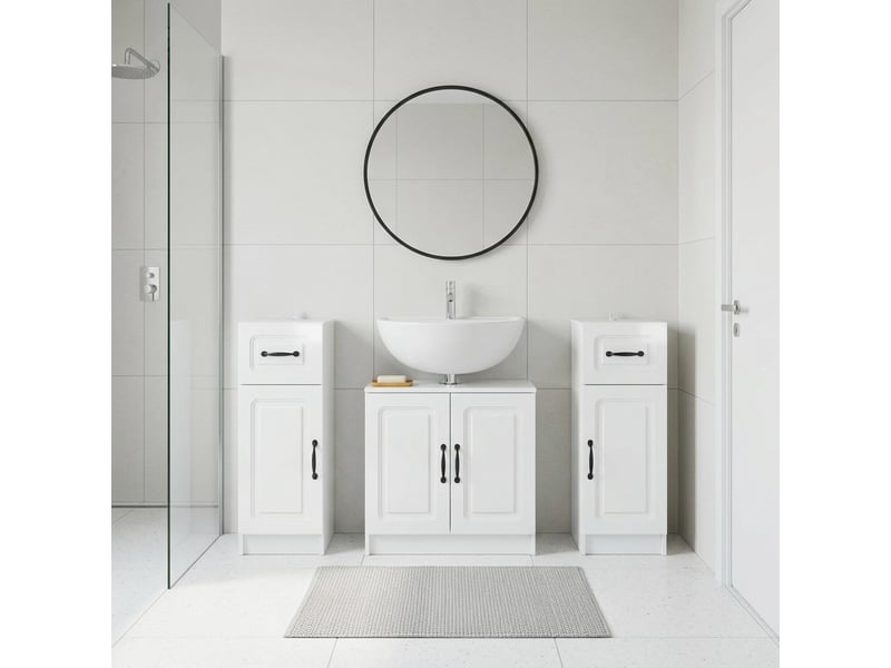  Ensemble de meuble de salle de bain 3 pièces utrecht cf63508  - Conforama B