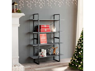 Bibliotheque coloris  gris  <strong></strong> <strong></strong> - 100 cm x 140 cm