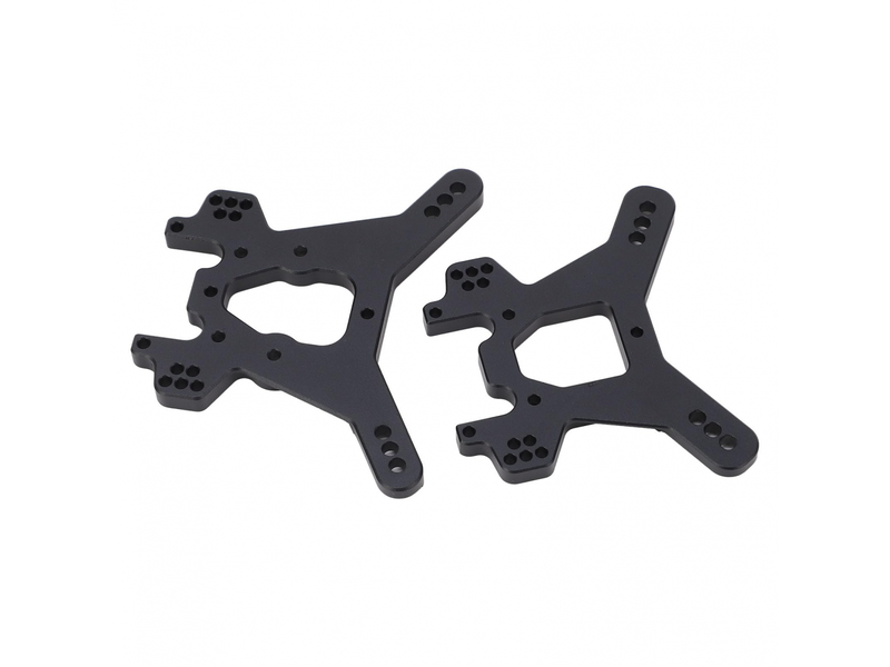 Lot de 2 panneaux de tour d'amortisseur avant et arrière en alliage d'aluminium de remplacement pour voiture télécommandée tekno et4 - comfortxl - Conforama C