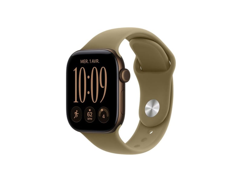  Montre connectee gps 42mm aluminium bronze fonce sm MJEF4ZRA - Conforama A