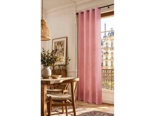 Rideau à œillets 140 x 240 cm victoria fils teints jacquard