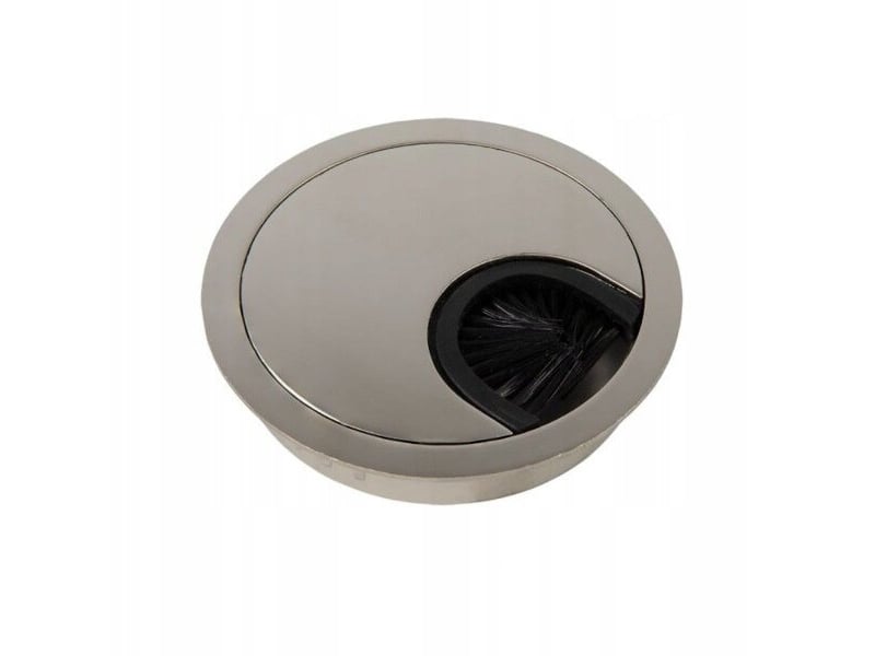  Passe-câble métallique gtv, de 6 cm de diamètre, couleur gris  - Conforama A