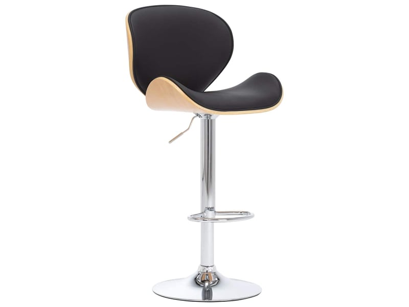  Tabouret de bar, chaise de bar noir similicuir shl1147  - Conforama B