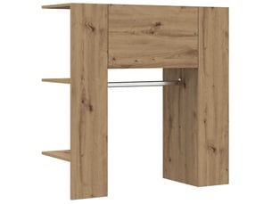 Meuble de rangement, armoire de couloir chêne artisanal 97,5x37x99cm bois ingénierie