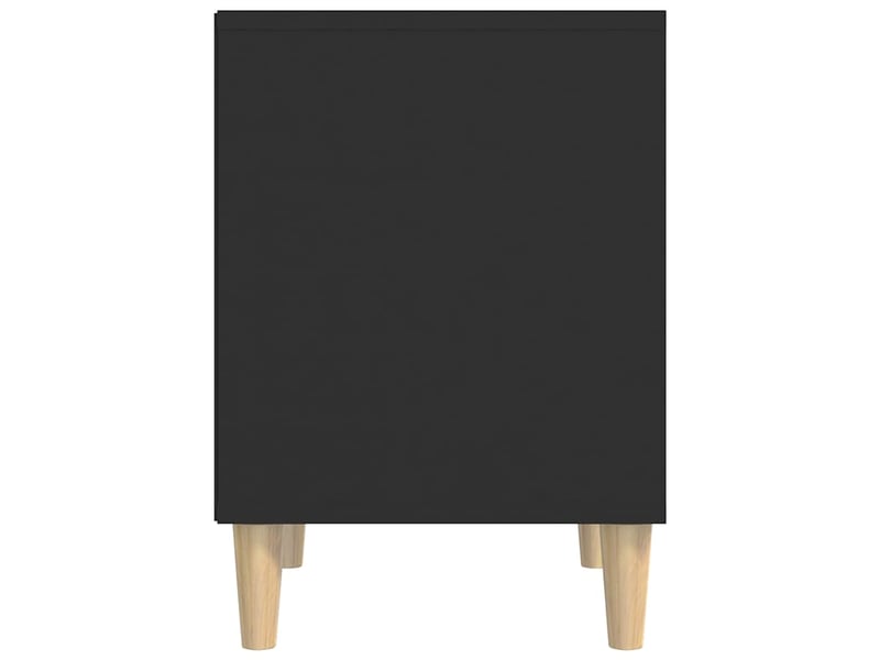  Table de chevet - cabinet de chevet - table de nuit noir 40x35x50 cm bois d’ingénierie  - Conforama E