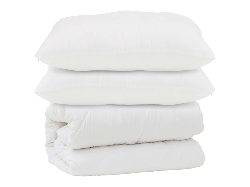  Couette avec oreiller 3 pcs - duvet blanc microfibre  - Conforama A